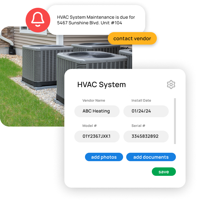 Property tracking example